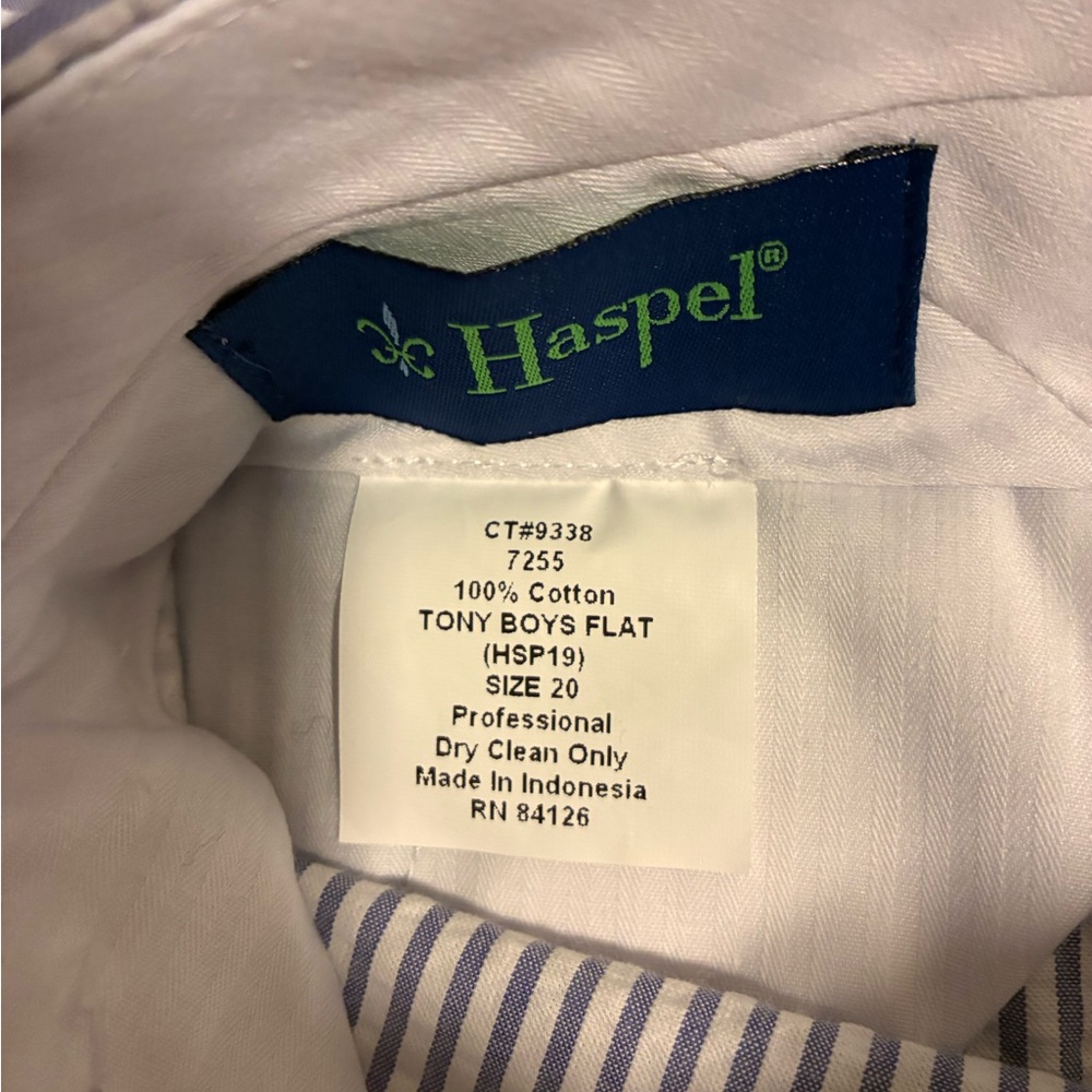 Classic Striped Chinos - Blue and White - Picture 2 of 5